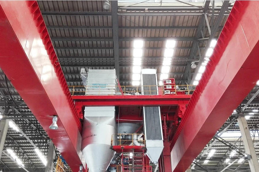 Anode carbon baking overhead crane Anode carbon baking overhead crane