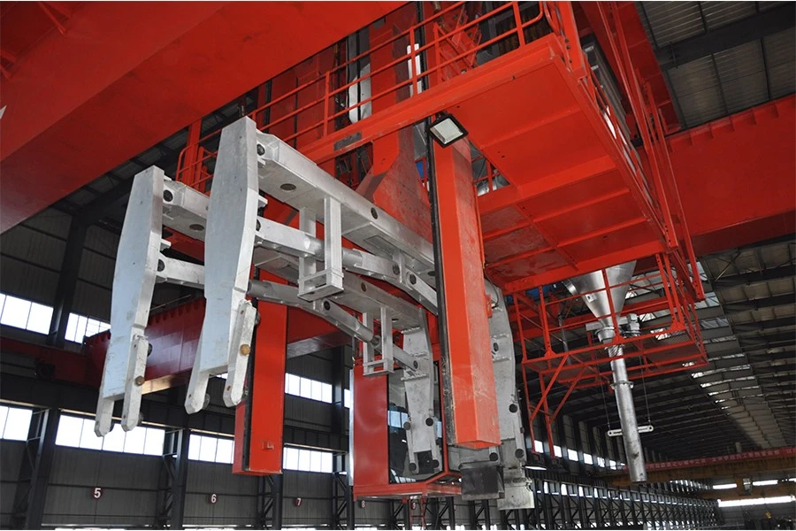 Anode carbon baking overhead crane Anode carbon baking overhead crane